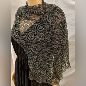 Beautiful Metallic Scarf.